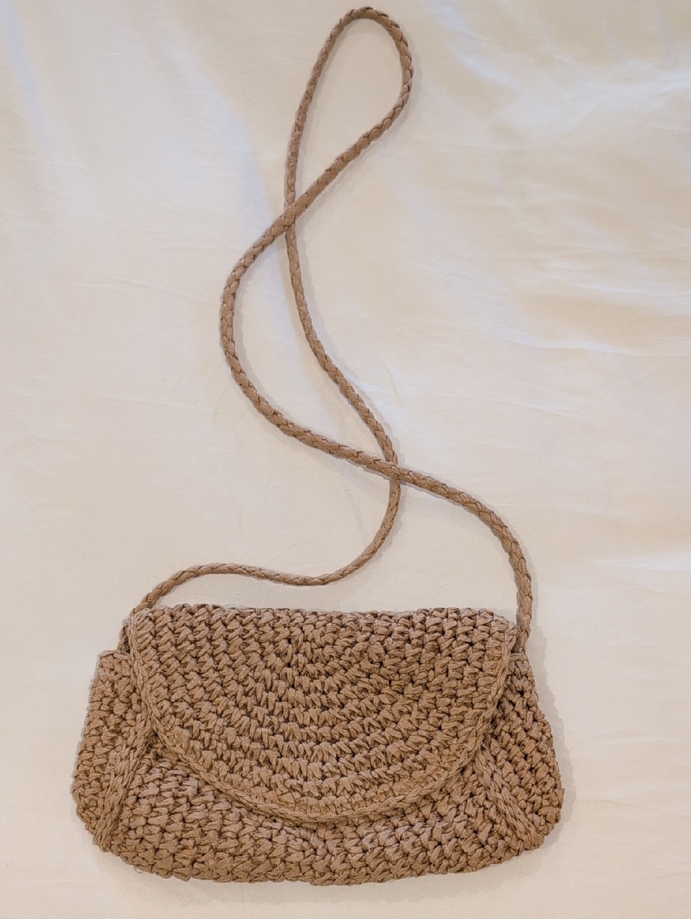 Z Supply Woven Straw Shoulder, Crossbody Bag - Tan